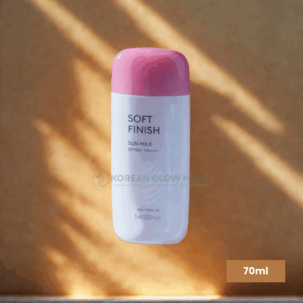 Missha All Around Safe Block Soft Finish Sun Milk SPF50+ PA+++ – 70ml