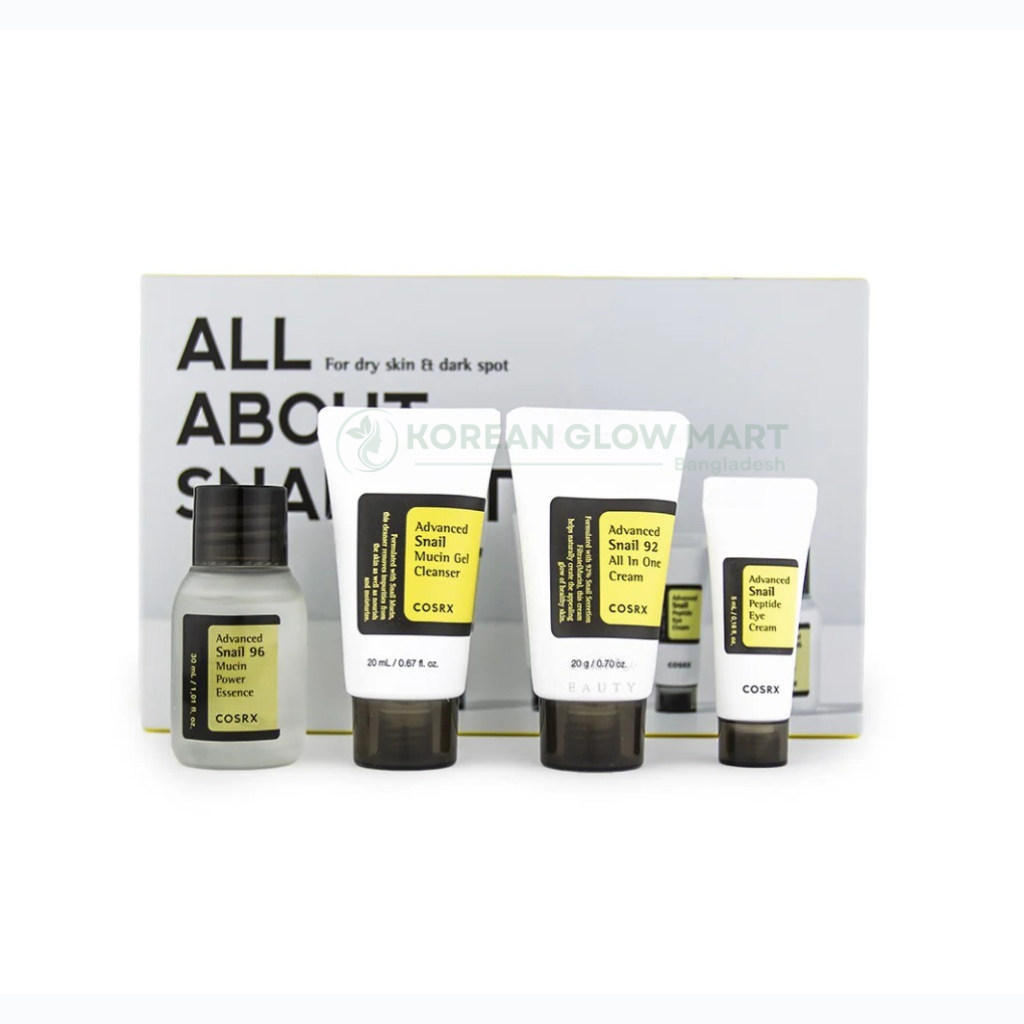 Cosrx All About Snail Kit 4-Step skin care set