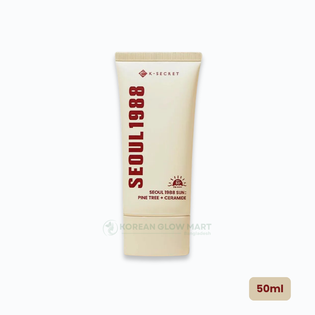 K-Secret Seoul 1988 Sun : Pine Tree + Ceramide SPF 50+ PA++++ - 50ml