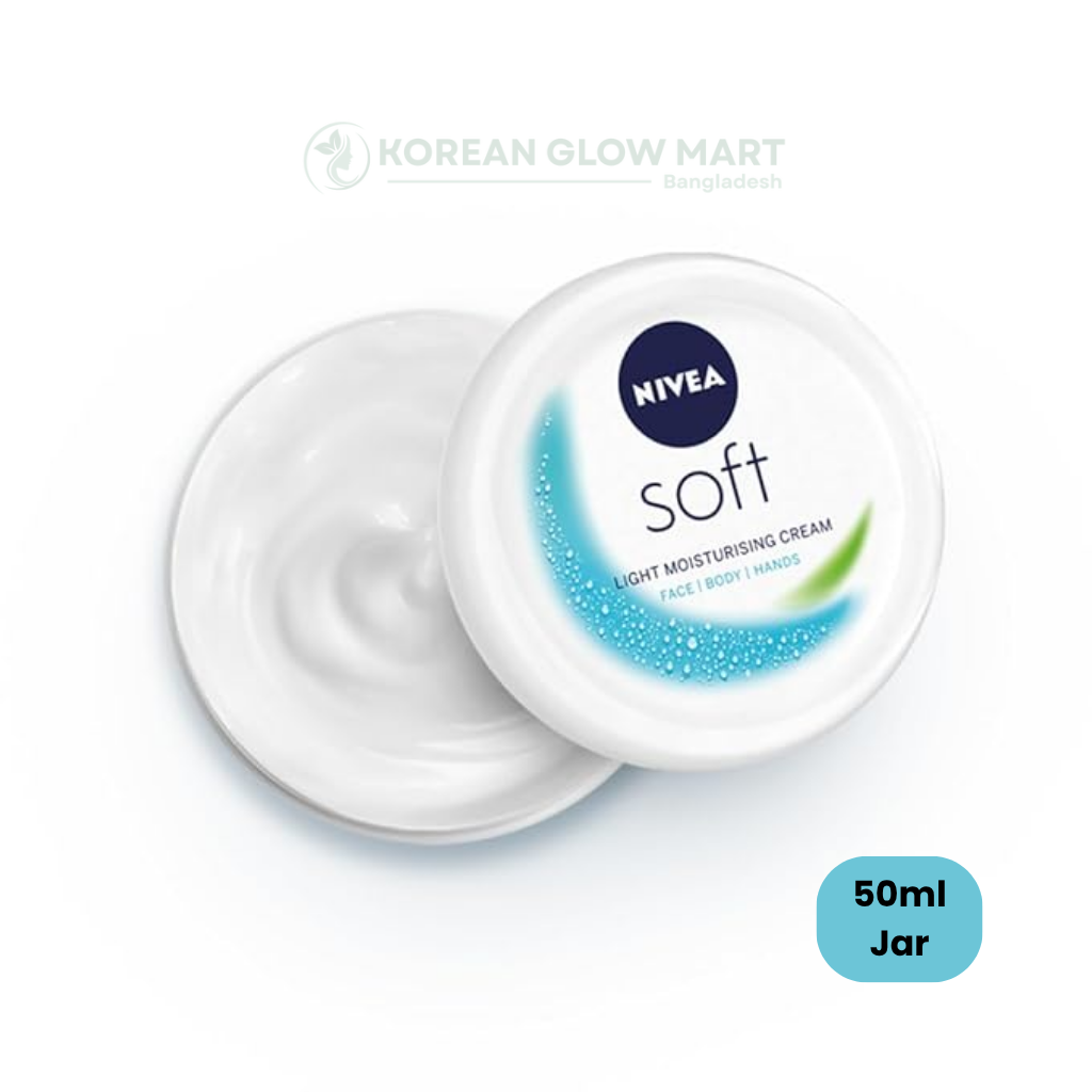 NIVEA Soft Moisturizing Cream - 50ml Jar