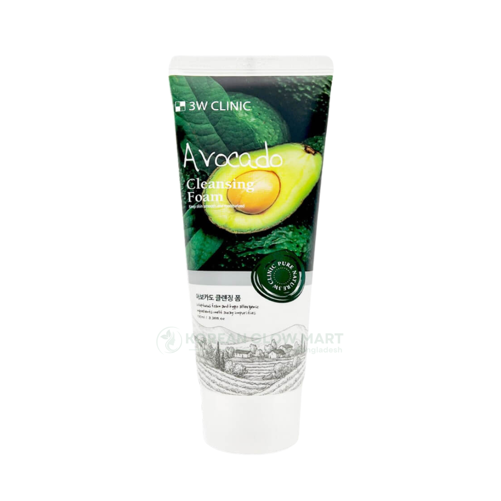 3w Clinic Avocado Cleansing Foam 100ml