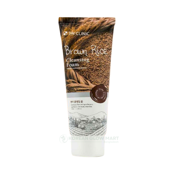 3W Clinic Cleansing Foam Brown Rice 100ml