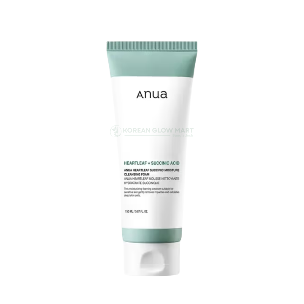 Anua Heartleaf Succinic Moisture Cleansing Foam 150ml