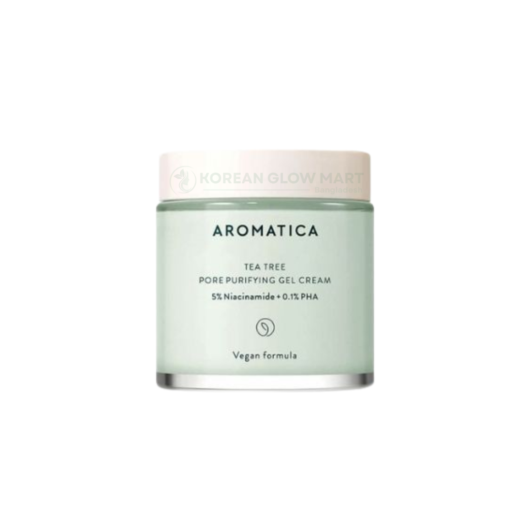 Aromatica Tea Tree Pore Purifying Gel Cream 5% Niacinamide + 0.1% PHA 100ml
