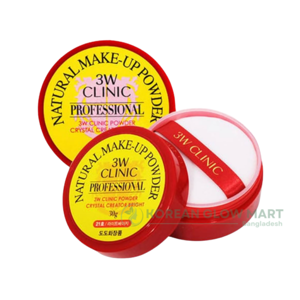 3W Clinic Natural Make Up Powder (Pearl) 30g