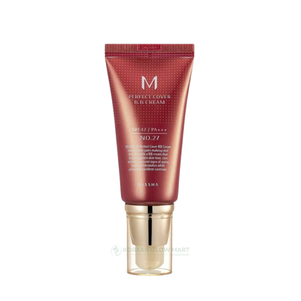 Missha M Perfect Cover BB Cream Shade SPF 42 PA+++ No#27 (Honey Beige) 50ml