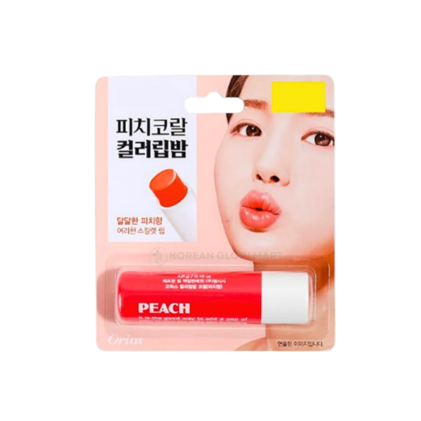 Oriox Color Lip Balm Coral (Peach) 4.8g
